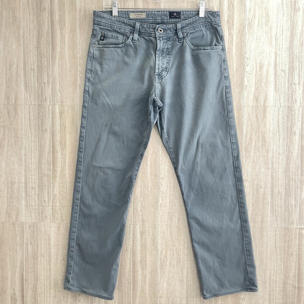 AG Adriano Goldschmied Pants Mens 31x34 Actual 31x27” The Graduate Tailored Leg